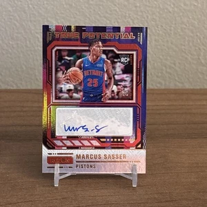 2023-24 Panini Recon True Potential Signatures Red Marcus Sasser Auto /99 - Bild 1 von 2