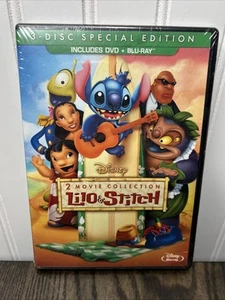 Lilo & Stitch + Lilo & Stitch 2 (Stitch Has a Glitch) - DVD/Blu-ray - NEW Sealed - Picture 1 of 7