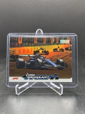 2024 Topps Paddock Pass Formula 1 F1 Logan Sargeant Chrome Orange 91/99 #50 - Image 1 of 2