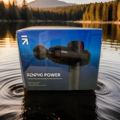NUEVO EN CAJA Masajeador de Percusión Renpho Power Permium 50 Lbs Torque 12mm Amp PT Foto 1 de 4