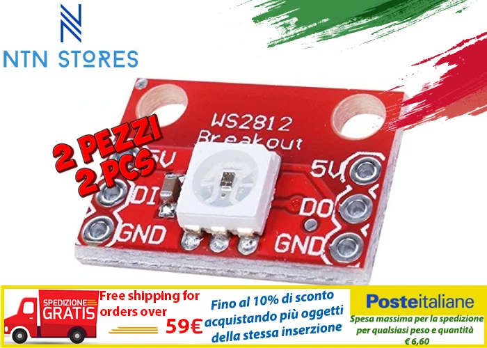 Rgb Led Ws2812 Modulo Breakout Board - Immagine 1 di 1