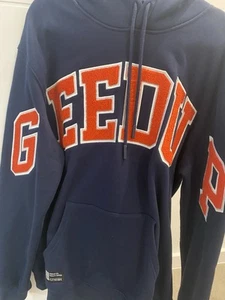Geedup Team Logo Hoodie XL Navy/Burnt Orange - Picture 1 of 3
