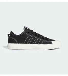 NEU Adidas Originals Nizza RF Core schwarz Turnschuhe Retro EE5599 Herren Größe 9,5 - Bild 1 von 12