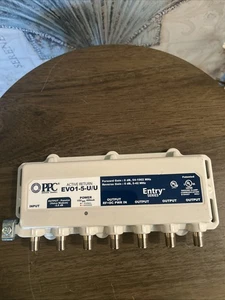Amplificador de señal PPC Evolution EVO1-5-U/P RF coaxial CATV 5 puertos unidad divisoria solamente - Imagen 1 de 14