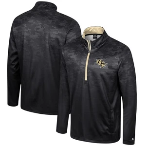 Chaqueta Hombre Coliseo Negra UCF Knights The Machine Media Cremallera - Imagen 1 de 3