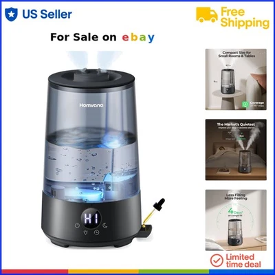 3.6L Cool Mist Humidifier Large Room Bedroom Office Aromatherapy Quiet - Image 1 of 4