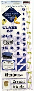 Graduation Diploma Celebrate Friends Diploma Border School Paper House Stickers - Picture 1 of 1