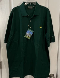 Masters Collection Mercerized Polo Mens XL Green Augusta National Golf~ NWT!! - Picture 1 of 8