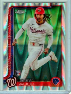 2025 Topps Chrome James Wood Raywave Refractor Rookie RC - Bild 1 von 1