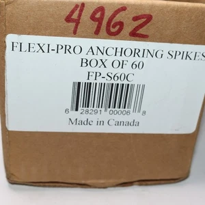(60-Pk) Flexi-Pro Professional Grade Anchoring Spikes 8 FP-S60C - Picture 1 of 4