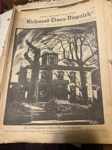 15 Richmond Times Dispatch Sunday Zeitschriften und Buchbesprechungen von 1933 -1939 - Bild 1 von 11