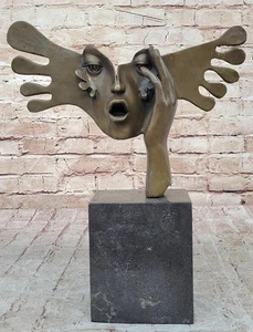 Salvador Dali Tribute Bronze Sculpture -Son of The Sun-Sunchild Radiance Artwork - Picture 1 of 10