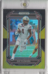 2023 Panini Prizm Draft Picks - Black&Gold 2/5 Prizm #143 Zay Flowers Eagles - Foto 1 di 2