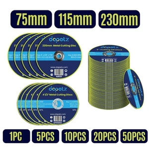 75mm 115mm 230mm Metal Cutting Discs Angle Grinder Disc Thin Stainless Steel - Picture 1 of 22