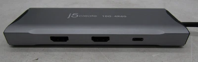 J5create JCD397 4K 60 Elite USB-C Triple-Monitor 10Gbps Mini-Dock - Image 1 of 4