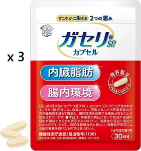 3 cápsulas Snow Brand Megmilk Gasseri SP 90 comprimidos 30 días probiótico Japón - Imagen 1 de 10