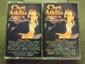 Chet Atkins All Time Greatest Hits Vol. 1 & 2 cassettes Play Tested - Picture 1 of 12