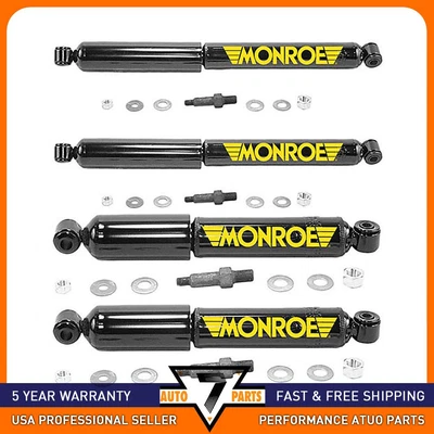 4 Monroe Shocks & Struts Front Rear Shock Absorber For 1987-1987 Chevrolet R10 - Image 1 of 3