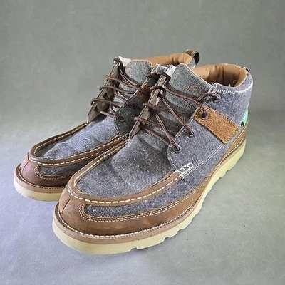 Botas con cordones hasta el tobillo Twisted X 4" con suela de cuña para hombre talla 11,5 MCA0018 Foto 1 de 4