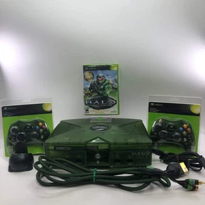 Microsoft Originale Xbox Console Gaming System Halo Elite Force Edition Pack - Foto 1 di 15