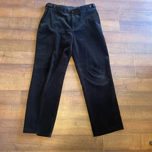 Polo Ralph Lauren Pants Mens 34x30 Black Chino Corduroy Vintage GrandpaCore - Picture 1 of 6
