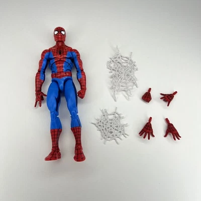 Boneco animado Hasbro Marvel Legends Spiderman retrô celular sombreado completo - Imagem 1 de 4