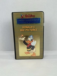 Cartoon Classics Donald's Bee Pictures Limited Gold Edition II VHS - Foto 1 di 3