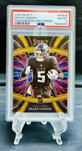 2022 Panini Select DRAKE LONDON Rookie Phenomenon Gold Prizm #04/10 - Picture 1 of 2