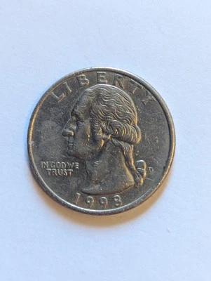 USA 1/4 Dollar, 1998-D, Washington Quarter - Image 1 of 2