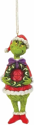 Enesco Jim Shore Grinch Guirnalda Adorno 6009205 Foto 1 de 4