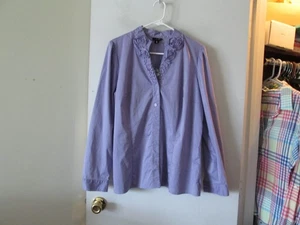 DAMEN LILA BUTTON DOWN HEMD - GR XL - NEU OHNE ETIKETT - Bild 1 von 3