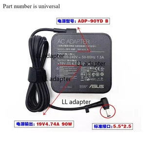 Adattatore CA 19V 4.74A 5.5mm 90W PA-1900-92 originale per Asus Q550L PG278Q K53SJ - Foto 1 di 6