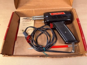 Kit ferro saldatore doppio calore Weller vintage modello 8200, 90/125 Watt, FUNZIONANTE - Foto 1 di 16