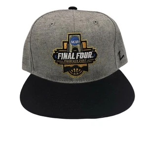 Cappello Berretto Snapback Final Four College Basketball 2017 Phoenix Arizona NCAA Grigio - Foto 1 di 6