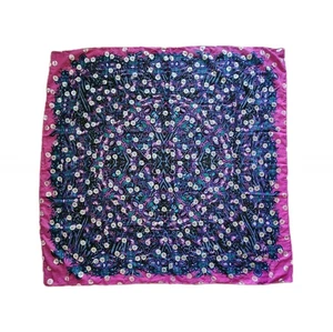 H&M Bufanda Cuadrada Dividida Mantón Envolvente Sarong Talla Única Vintage Floral 47"x45" - Imagen 1 de 10