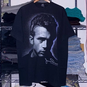 Vintage 80s 90s 1982 James Dean - Marlin Tease Retro Classic Hollywood Movie Tee - Bild 1 von 4