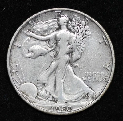 1920 Walking Liberty Half - VF - Image 1 of 2