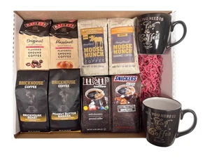 Chocolate and Cream Flavored Coffee Variety Pack, 8-Bag Sampler - Picture 1 of 10