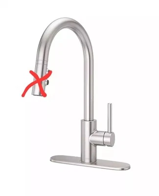 Grifo de cocina Pfister Stellen 1 manija LG529-SAS FALTA ROCIADOR  Foto 1 de 4