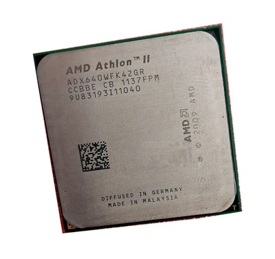AMD Athlon II X4 640 ADX640WFK42GR 3GHz 4-core Socket AM3 95W CPU Processor - Image 1 of 2