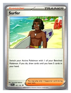 Surfer 187/191 - Pokémon Sv08: Surging Sparks Regular NM - Bild 1 von 3
