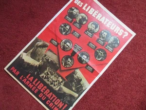WW2 GERMAN POSTERS IN OCCUPIED FRANCE -34 - Picture 1 of 1