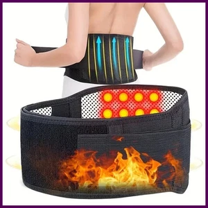 Tutore Cintura Regolabile Autoriscaldante Magnetico Schiena Supporto Vita Cintura Lombare - Foto 1 di 24