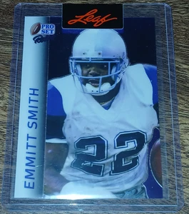 2024 Leaf Pro Set RETRO - EMMITT SMITH - PRODUCTION PROOF - 1/1 ONE OF ONE - Picture 1 of 2