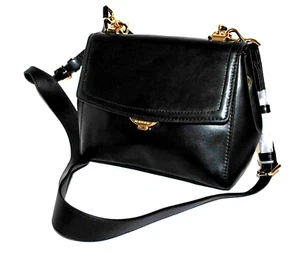 Michael Kors Ava kleine Leder-Umhängetasche mit Top-Griff, schwarz - 268 $ - Bild 1 von 13