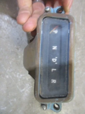 1963 Pontiac Catalina interior dash steering column shifter indicator piece - Image 1 of 3