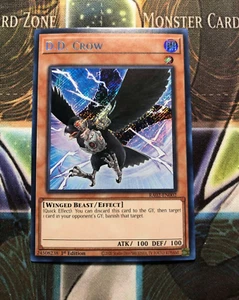 *** D.D. CROW *** 1ST EDITION SECRET RARE RA02-EN002 YUGIOH! - Picture 1 of 1