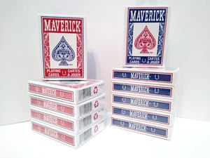 Maverick Playing Cards (5 Red, 6 Blue) NEW! Sealed 11 Decks - Picture 1 of 9