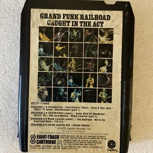 Grand Funk Railroad "Caught In the Act" 8 Track Tape Live Doppelalbum - Bild 1 von 6