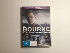 The Bourne Classified Collection (DVD 2016 5 discs) 4 movies & bonus disc Reg 4 - Picture 1 of 4